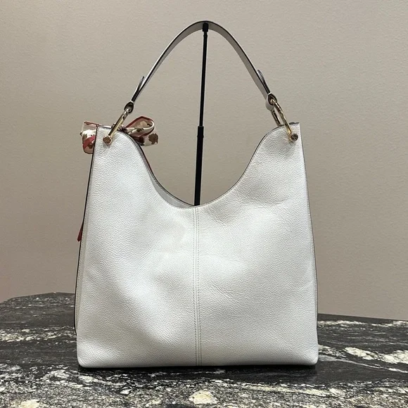 Michael Kors Hobo Bag with Scarf Accent - Picture 2 of 12